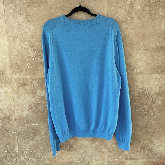 Brooks Brothers 346 Men’s Sweater Pullover Long Sleeve Cotton Cashmere Size XL - Picture 6 of 13